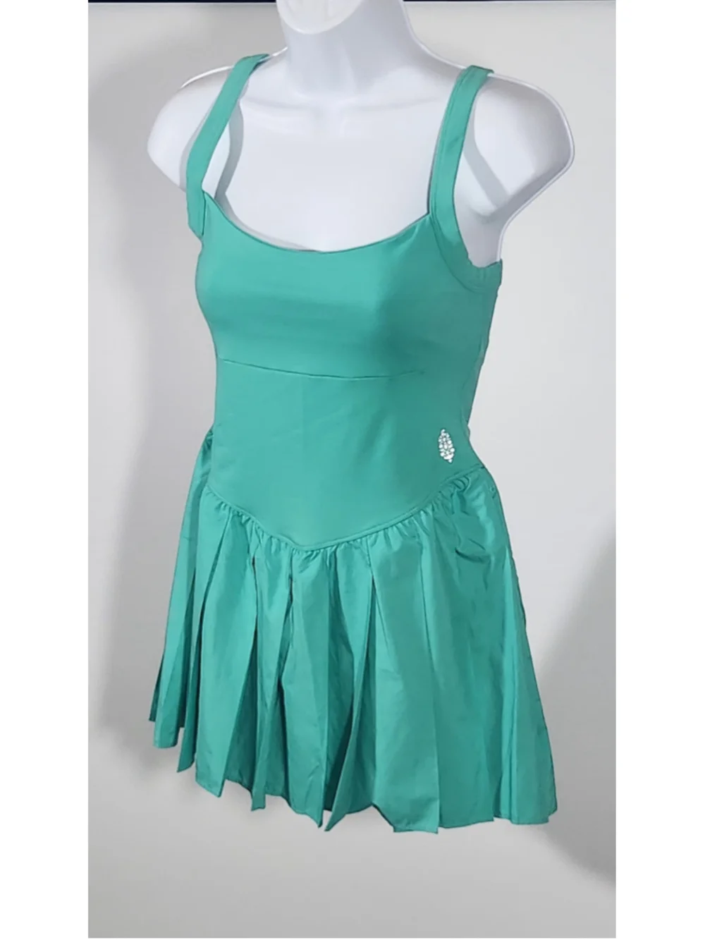 Women's Free People FP Movement Hot Shot Romper S Teal
